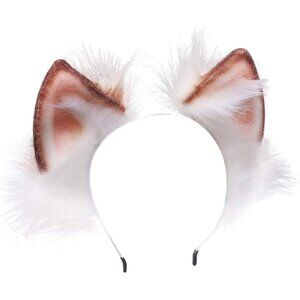Animal Fox Cat Dog Ears Headband Halloween Cosplay Hairband Womens